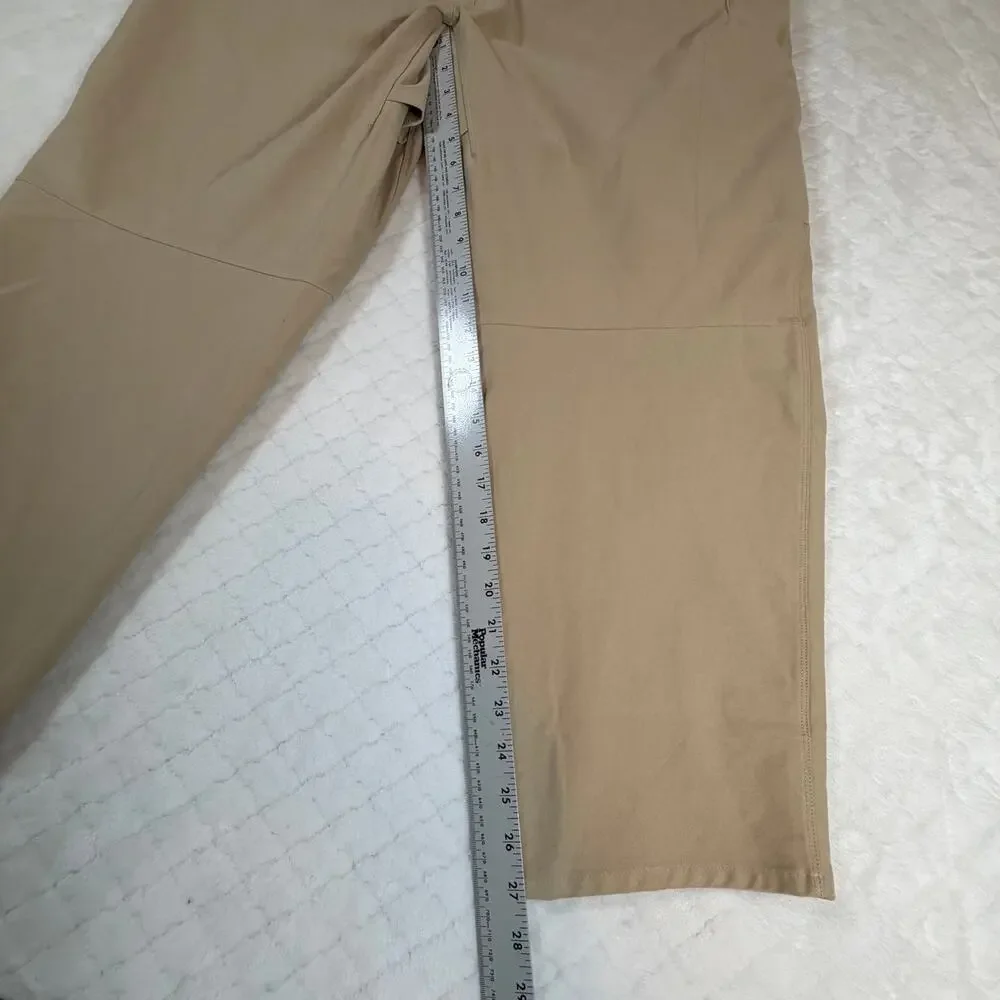 Lululemon Utilitech Carpenter Pant Stretch Ventilated Gusset LM5ALOS Tan Sz 38